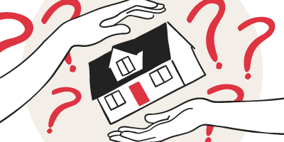 House with question marks