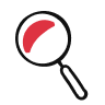 red magnifying glass