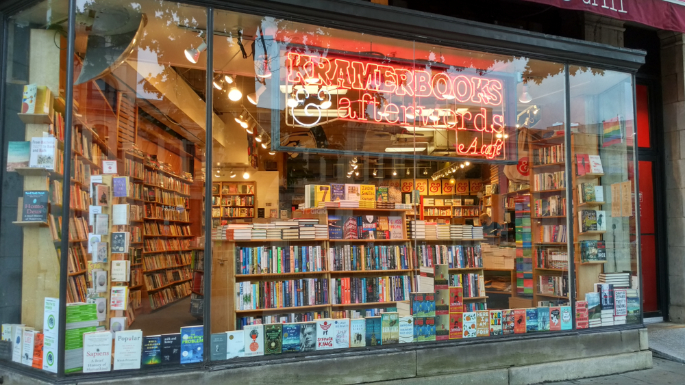 bookstore in dupont circle neighborhood in washington dc