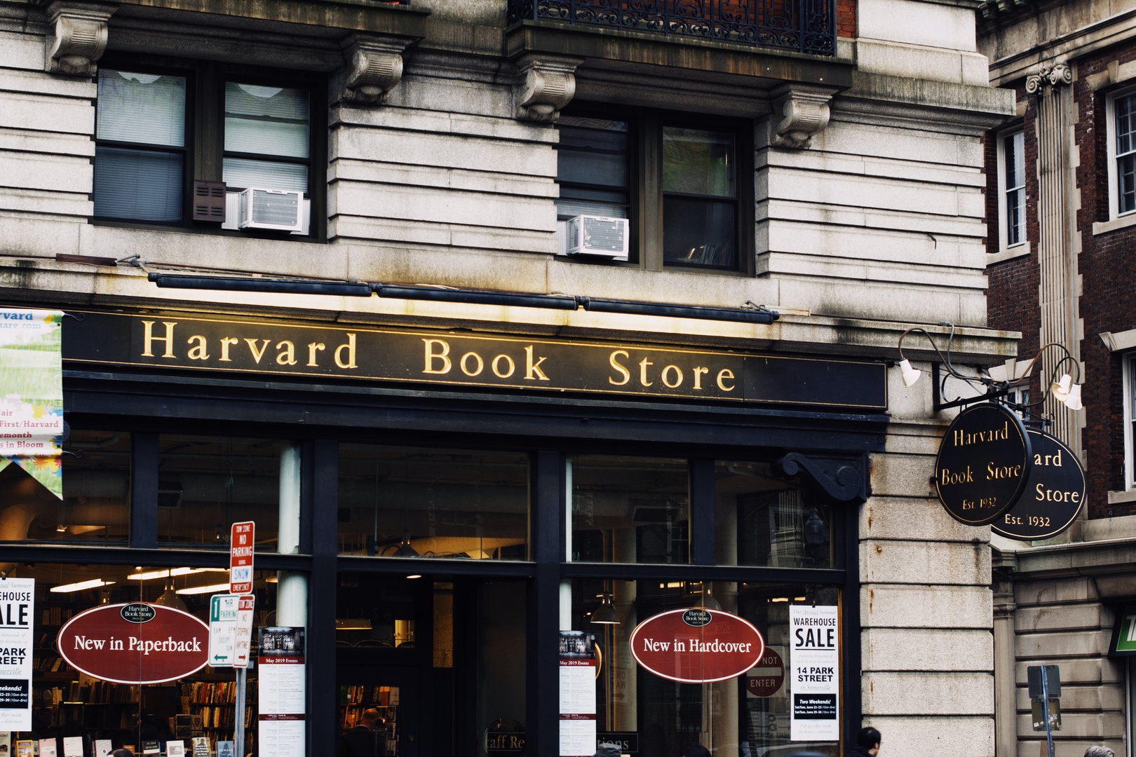 outside of harvard bookstore