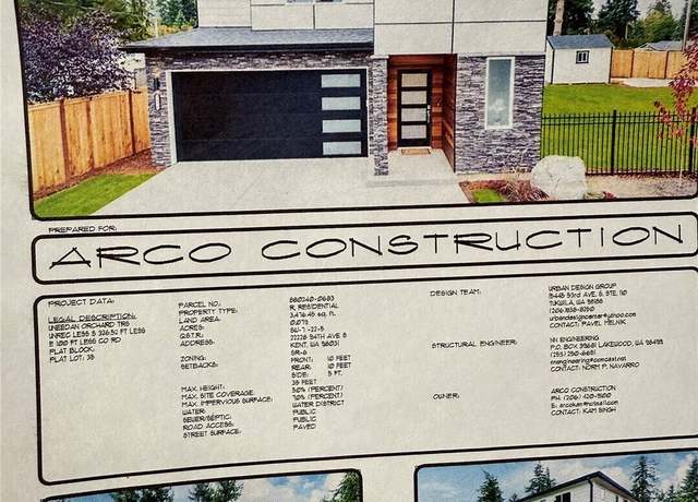 Property at 9405 S 222nd St, Kent, WA 98031