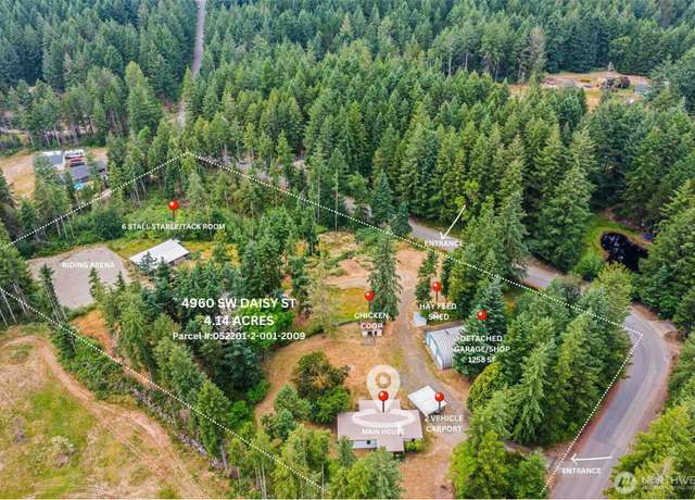 Property at 4960 SW Daisy St, Port Orchard, WA 98367, 3 beds, 2 baths