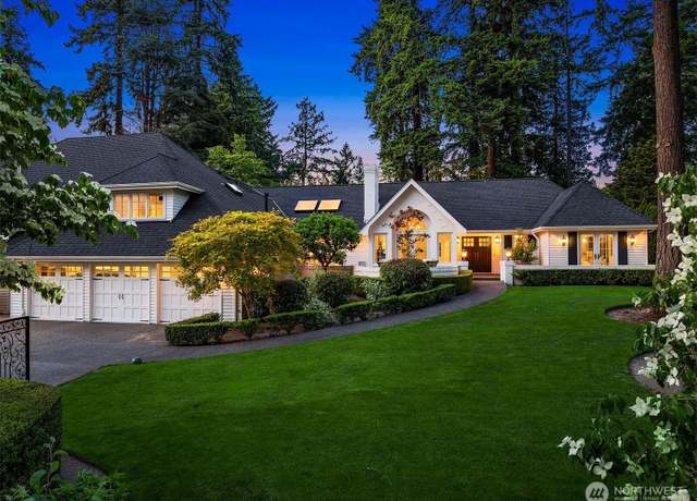 Property at 8826 NE 2nd Pl, Medina, WA 98039, 5 beds, 6.5 baths