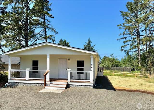Property at 543 Dolphin Ave NE, Ocean Shores, WA 98569, 3 beds, 2 baths