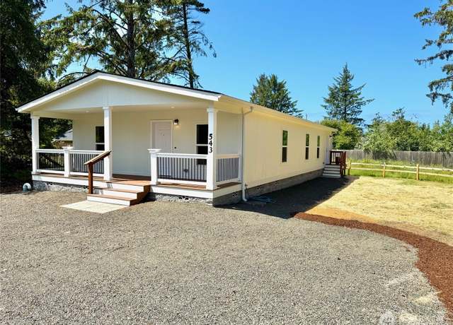 Property at 543 Dolphin Ave NE, Ocean Shores, WA 98569, 3 beds, 2 baths