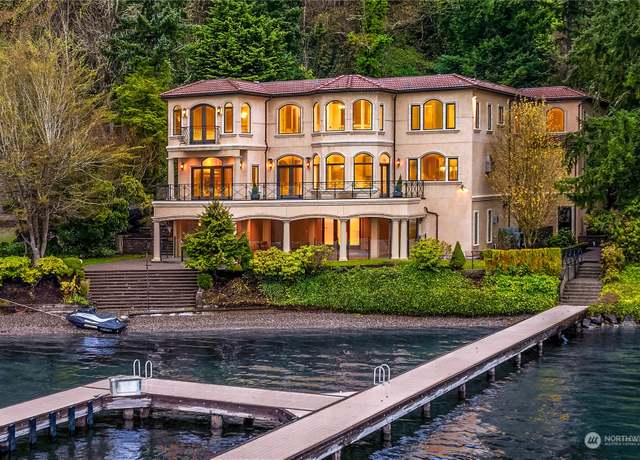 Property at 1465 Evergreen Point Rd, Medina, WA 98039, 5 beds, 6 baths