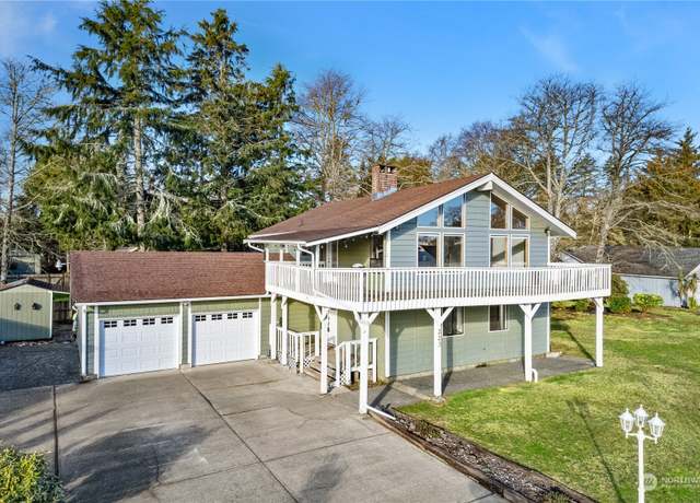 Property at 223 Olympic View Ave NE, Ocean Shores, WA 98569, 4 beds, 2 baths