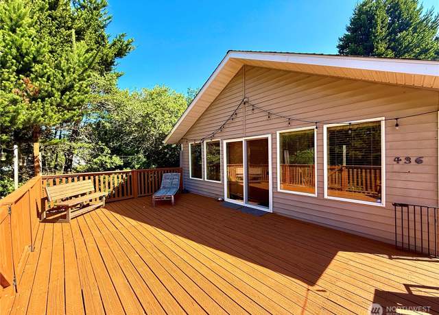 Property at 436 Seashore St SW, Ocean Shores, WA 98569, 2 beds, 1 bath