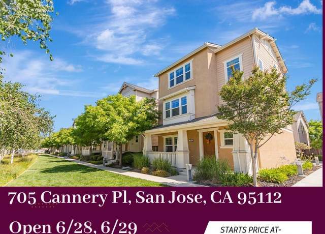 Property at 705 Cannery Pl, San Jose, CA 95112, 3 beds, 3.5 baths