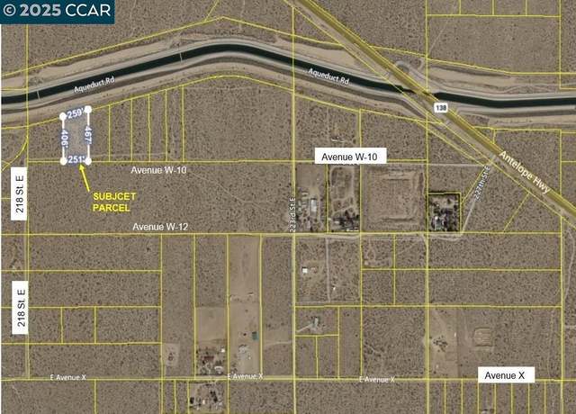 Property at 219 St. E And Ave. W9, Llano, CA 93544