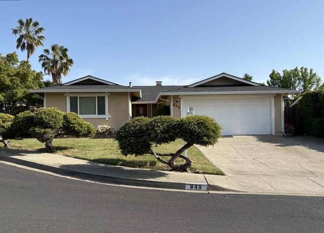 Property at 845 Palisade Dr, Martinez, CA 94553, 4 beds, 2 baths