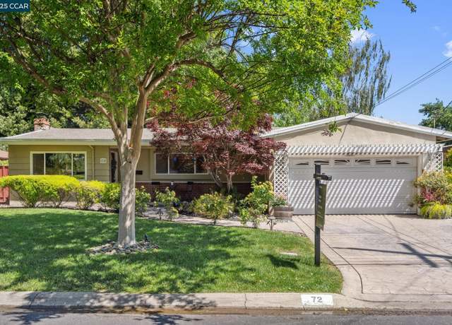 Property at 72 Kathryn Dr, Pleasant Hill, CA 94523, 3 beds, 1 bath