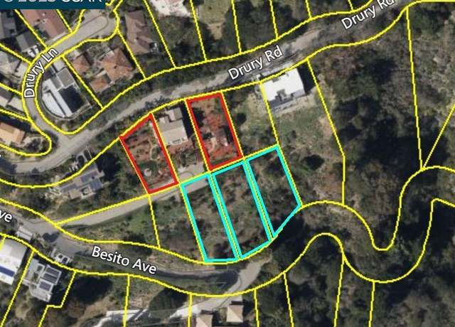 Property at 5 LOTS Besito Ave @ Drury Rd, Oakland, CA 94705