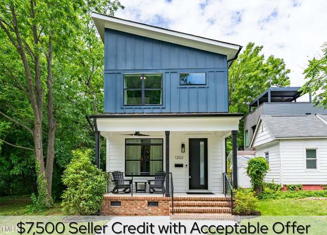 Property at 1202 S Bloodworth St, Raleigh, NC 27601, 3 beds, 2.5 baths