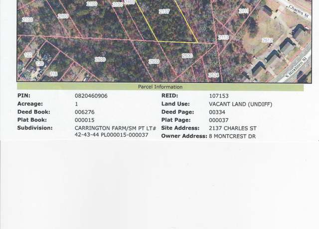 Property at 2137 Charles St, Durham, NC 27707