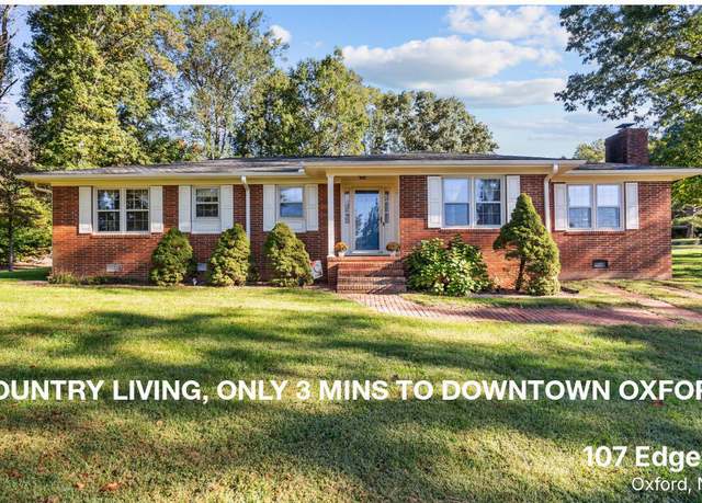 Property at 107 Edgewood Dr, Oxford, NC 27565, 4 beds, 3 baths