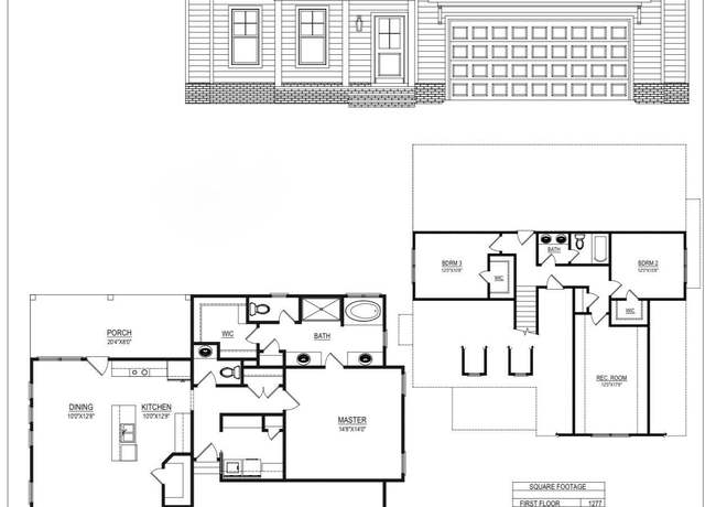 Property at 1301 Parkertown Rd, Four Oaks, NC 27524, 3 beds, 2.5 baths