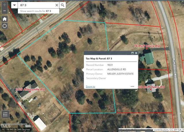 Property at 000 Allensville Rd, Roxboro, NC 27574