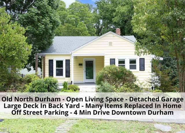 Property at 1410 Shawnee St, Durham, NC 27701, 2 beds, 1.5 baths