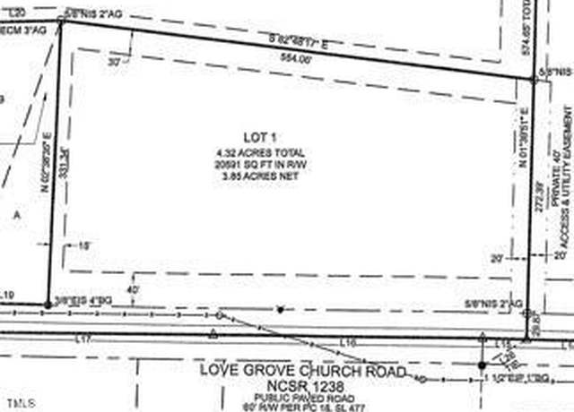 Property at 210 Love Grove Church Rd, West End, NC 27376