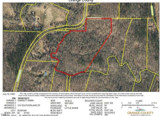 Property at 3820 Riversound Ln, Rougemont, NC 27572