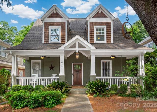 Property at 417 N Dotger Ave, Charlotte, NC 28204, 4 beds, 3 baths