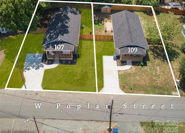 Property at 109 W Poplar St, Stanley, NC 28164, 3 beds, 2 baths