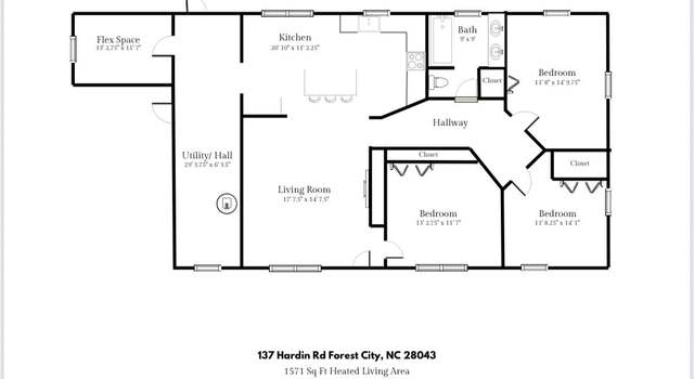 Photo of 137 Hardin Rd, Forest City, NC 28043