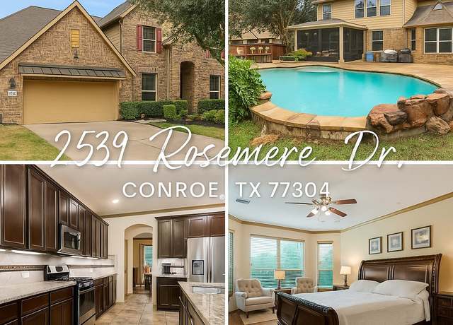 Property at 2539 Rosemere Dr, Conroe, TX 77304, 4 beds, 2.5 baths