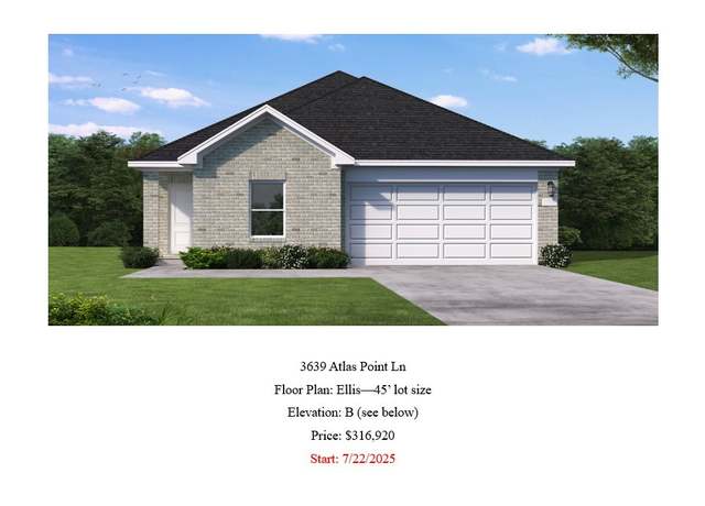 Property at 3639 Atlas Point Ln, Angleton, TX 77515, 4 beds, 3 baths