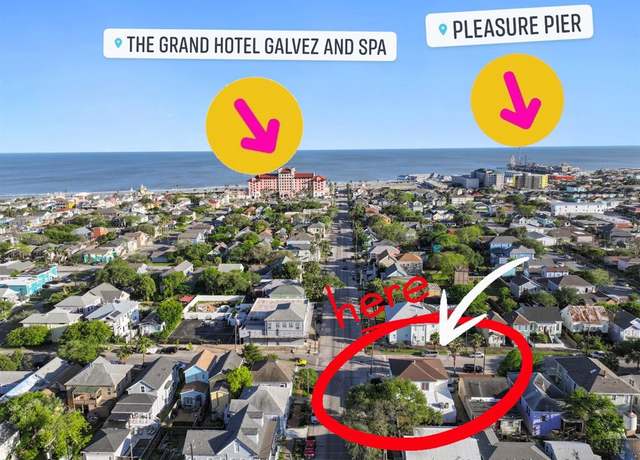 Property at 2102 Avenue N, Galveston, TX 77550, 2 beds, 2 baths