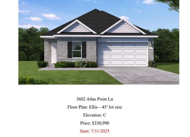 Property at 3602 Atlas Point Ln, Angleton, TX 77515, 4 beds, 3 baths