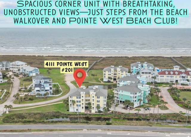 Property at 4111 Pointe West Dr #201, Galveston, TX 77554, 3 beds, 3 baths