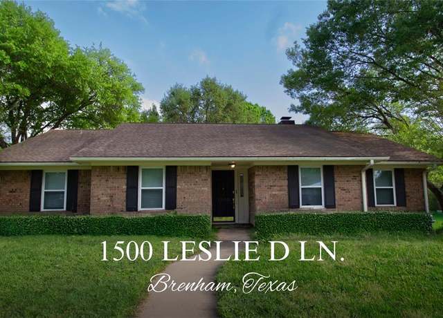 Property at 1500 Leslie D Ln, Brenham, TX 77833, 3 beds, 2 baths