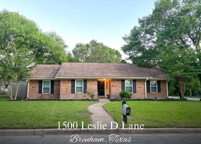 Property at 1500 Leslie D Ln, Brenham, TX 77833, 3 beds, 2 baths