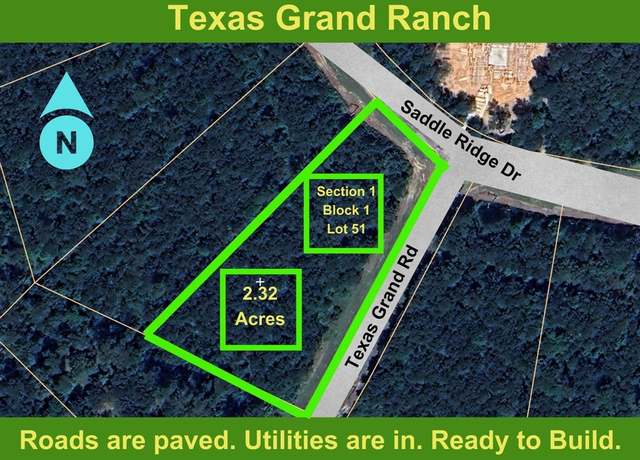 Property at 1-1-51 Saddle Ridge Dr, Huntsville, TX 77340
