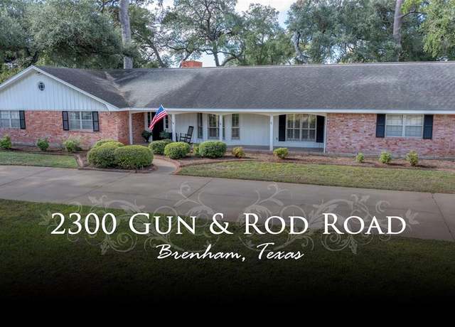 Property at 2300 Gun And Rod Rd, Brenham, TX 77833, 4 beds, 3.5 baths