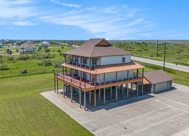 Property at 883 Gulf Cedar Dr, Port Bolivar, TX 77650, 5 beds, 4.5 baths