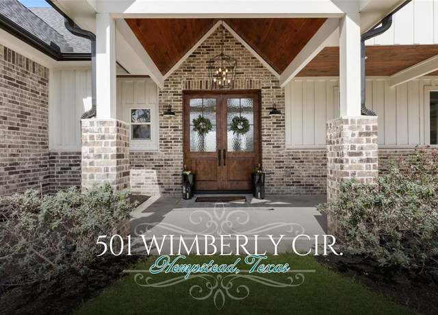 Property at 501 Wimberly Cir, Hempstead, TX 77445, 4 beds, 4.5 baths