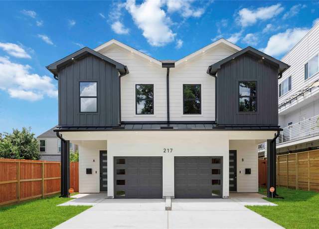 Property at 217 Pheasant Street A And B, Houston, TX 77018, 3 beds, 3 baths