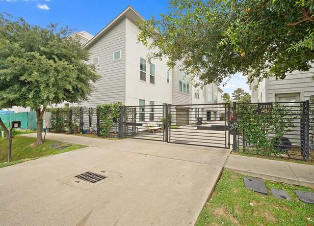 Property at 2210 Lou Ellen Ln Unit F, Houston, TX 77018, 3 beds, 2.5 baths