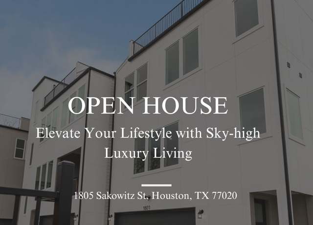 Property at 1805 Sakowitz St, Houston, TX 77020, 3 beds, 3.5 baths