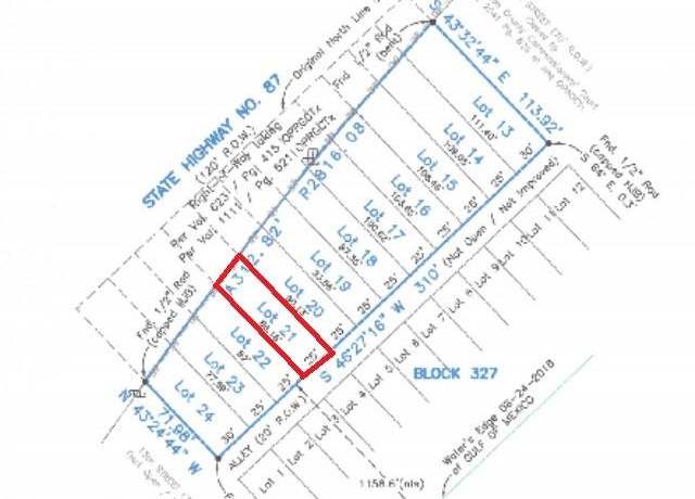 Property at Lot 21 Hwy 87, Port Bolivar, TX 77650