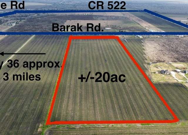 Property at 000 Barak Rd, Guy, TX 77444