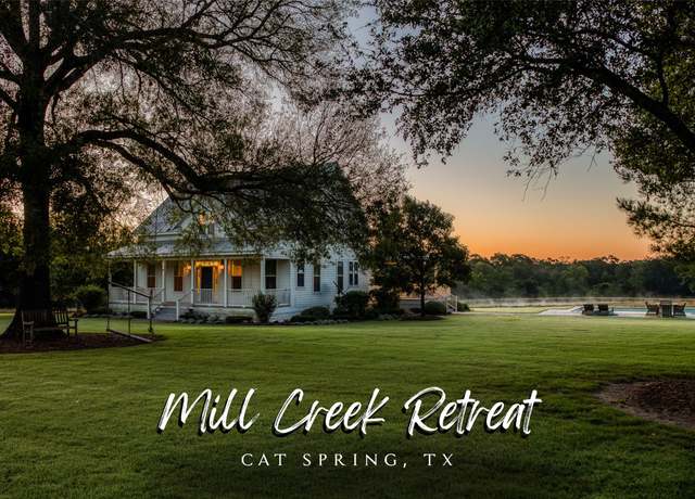 Property at 5110 Mill Creek Rd, Cat Spring, TX 78933, 3 beds, 2.5 baths