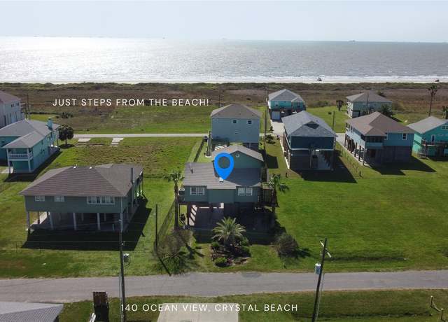 Property at 140 Ocean View Dr, Crystal Beach, TX 77650, 3 beds, 2 baths
