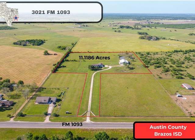 Property at 3021 W FM 1093 Rd, Wallis, TX 77485, 4 beds, 4.5 baths