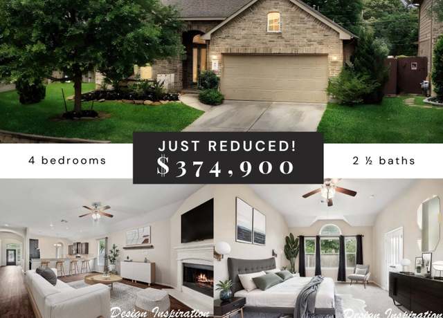 Property at 122 Jacobs Meadow Dr, Conroe, TX 77384, 4 beds, 2.5 baths