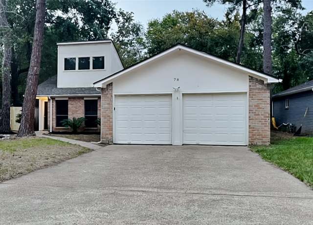 Property at 78 W White Willow Cir, The Woodlands, TX 77381, 3 beds, 2 baths