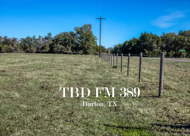 Property at 000 Fm 389, Burton, TX 77835